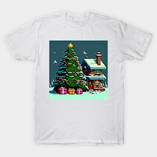 Retro Christmas tree T-Shirt